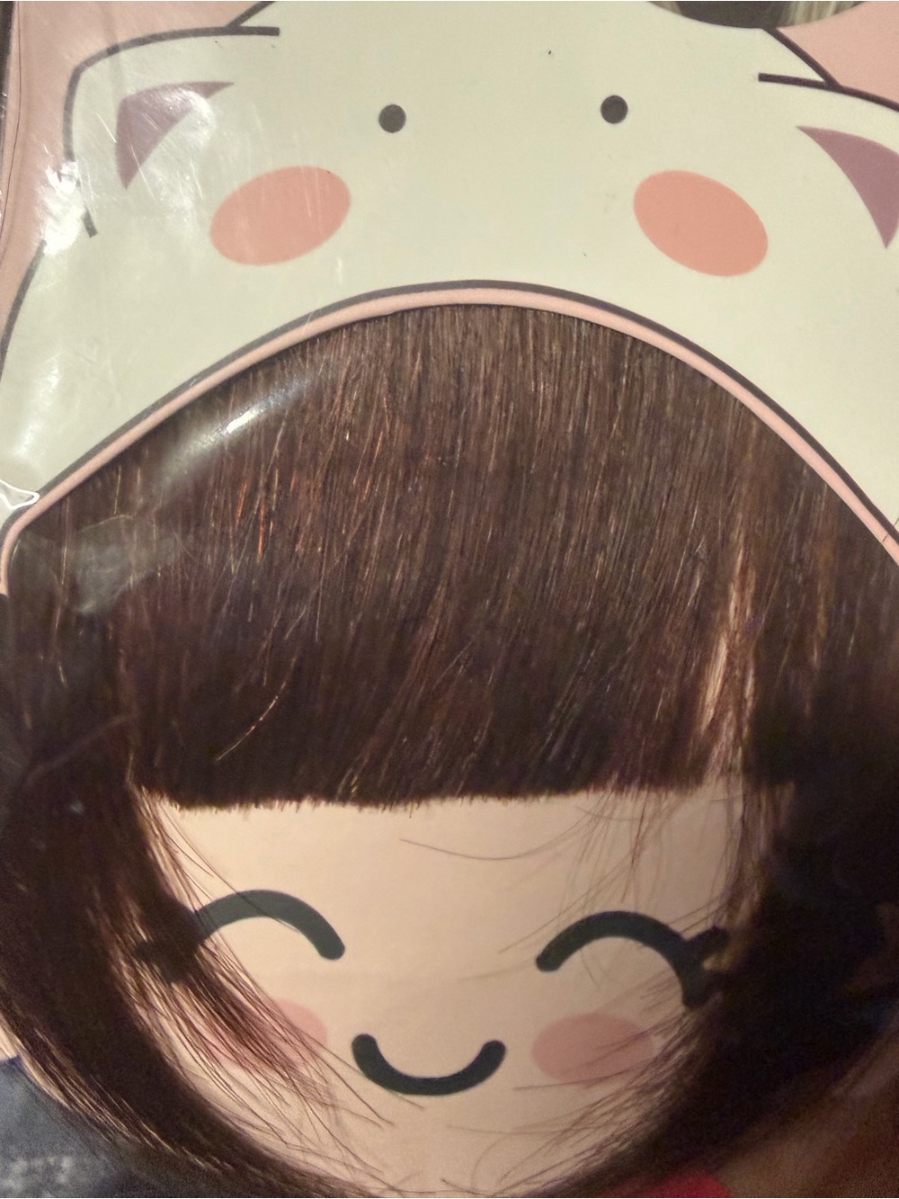100% Human Hair Clip-In Bangs - Dark Brown